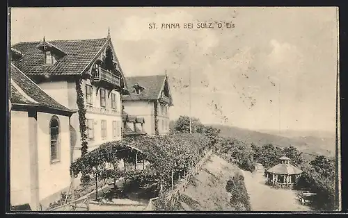 AK St. Anna bei Sulz, Ortspartie