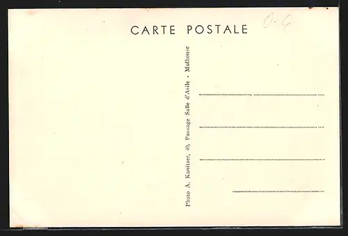 AK Kingersheim, Rue Principale, Strassenpartie