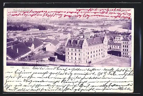 AK Metz, Totalansicht von oben