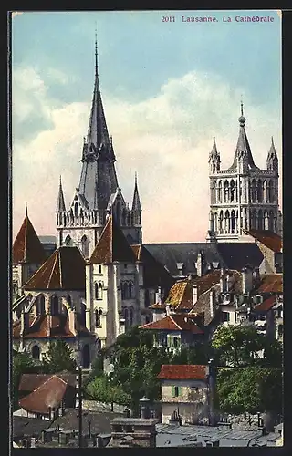 AK Lausanne, La Cathedrale