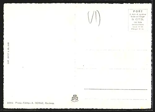 AK Orbe, Orbe et les Alpes