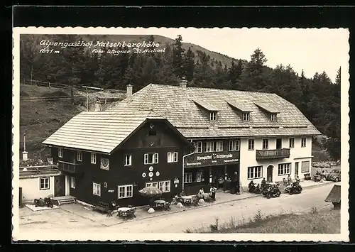 AK Katschberghöhe, Gasthaus Alpengasthof im Sommer