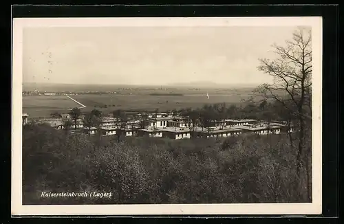 AK Kaisersteinbruch, Blick zum Lager