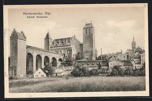 AK Marienwerder, Schloss, Westseite