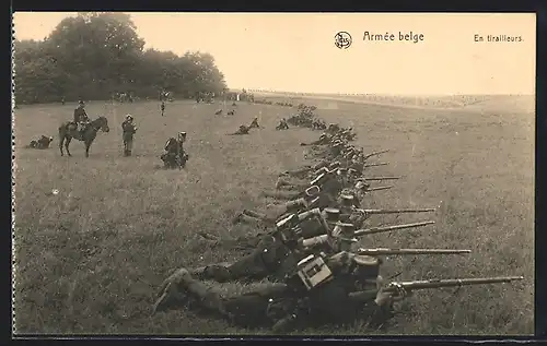 AK En tirailleurs, Armée belge