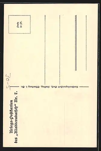 Künstler-AK Die Entente versucht den deutschen Michel in wanken zu bringen, Propaganda 1. Weltkrieg