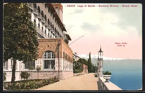 AK Gardone Riviera, Grand Hotel, Monte Baldo