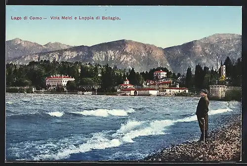 AK Bellagio, Lago di Como, Villa Melzi e Loppia di Bellagio