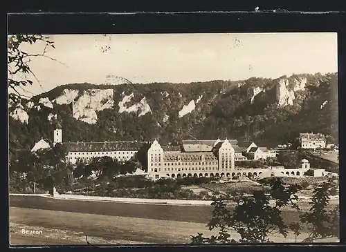 AK Beuron, Blick zum Kloster