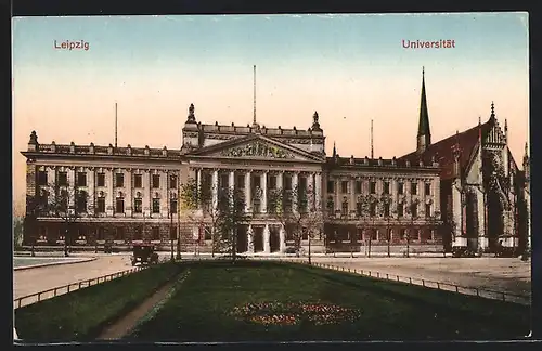 AK Leipzig, Blick zur Universität