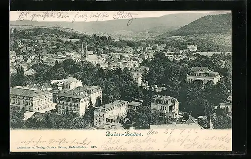 AK Baden-Baden, Totalansicht