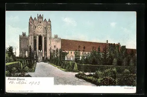 AK Chorin, Ansicht vom Kloster