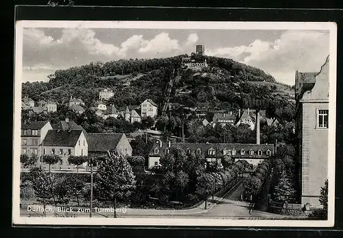 AK Durlach, Blick zum Turmberg