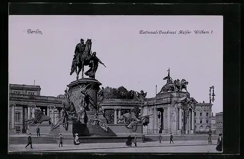 AK Berlin, National-Denkmal Kaiser Wilhelm I.