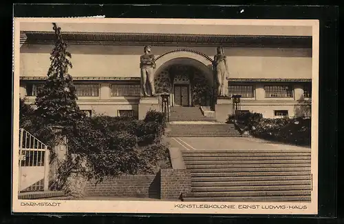 AK Darmstadt, Künstlerkolonie, Ernst Ludwig-Haus