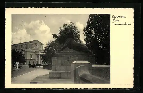 AK Darmstadt, Neues Kriegerdenkmal