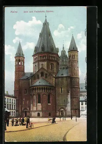 AK Mainz, Dom vom Fischmarkt, Ostchor