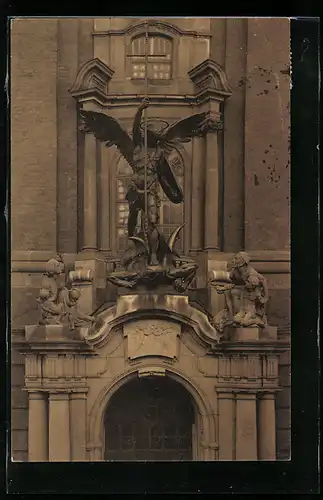 AK Hamburg-Neustadt, Portal der grossen Michaeliskirche