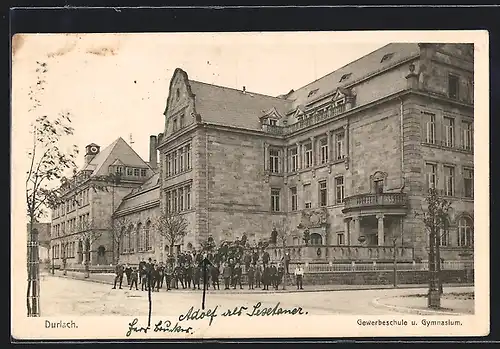 AK Durlach, Gewerbeschule und Gymnasium