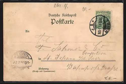 Lithographie Trier, Porta Nigra, Igelsäule, Basilica, Marktplatz