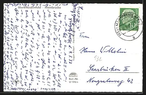 AK Marktheidenfeld, Mainbrücke