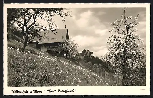 AK Rothenfels a. Main, Pension Haus Bergfried