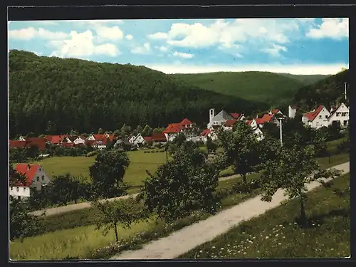 AK Windheim / Spessart, Ortsansicht aus der Vogelschau