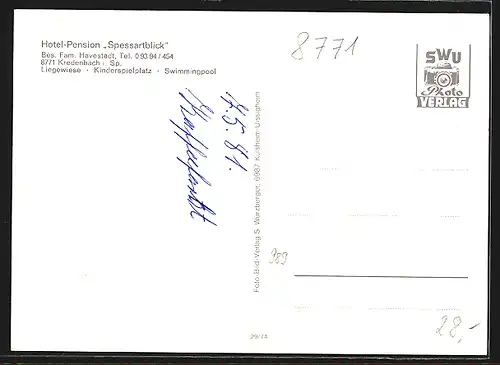 AK Kredenbach / Spessart, Ortsansicht