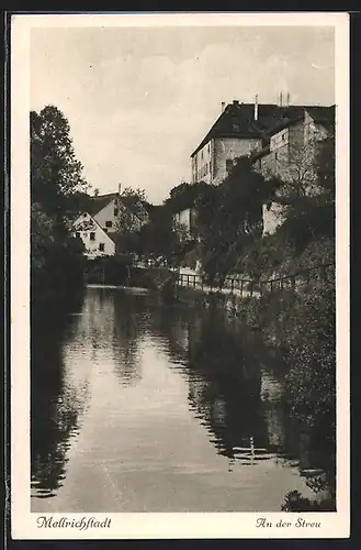 AK Mellrichstadt, an der Stadtmauer
