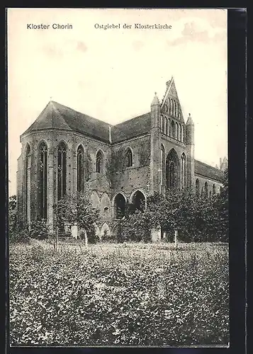 AK Chorin, Ostgiebel der Klosterkirche