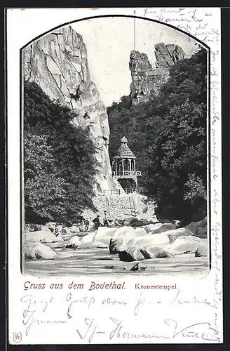 AK Thale, Kronentempel im Bodethal