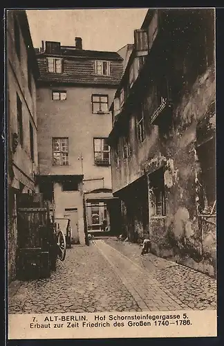 AK Berlin, Hof Schornsteinfegergasse 5