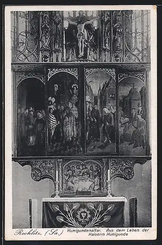 AK Rochlitz, Blick auf Kunigundenaltar