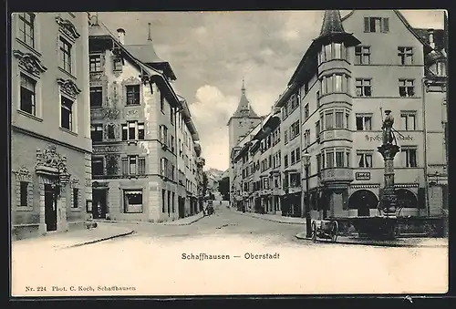 AK Schaffhausen, Oberstadt, Apotheke Taube