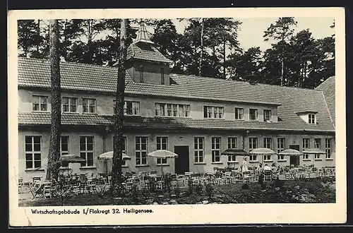 AK Berlin, Kaserne Flakregiment Heiligensee, Wirtschaftsgebäude