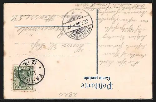 AK Farge, Gasthof Am Weserstrand