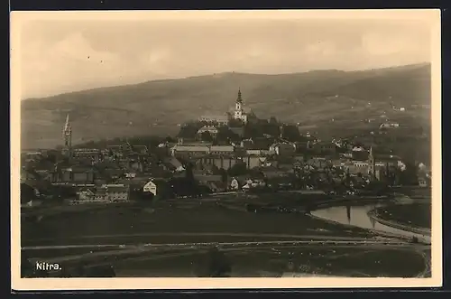 AK Nitra, Totalansicht aus der Vogelschau