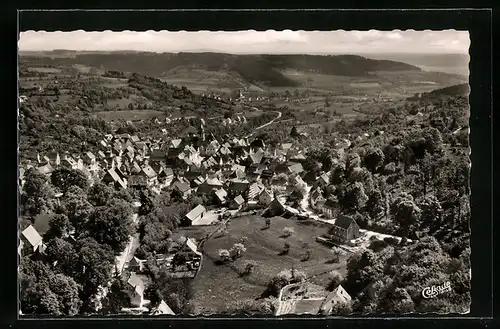 AK Gräfenberg /Fränk. Schweiz, Totalansicht vom Flugzeug aus