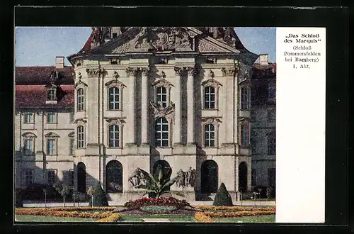 AK Pommersfelden, Das Schloss des Marquis