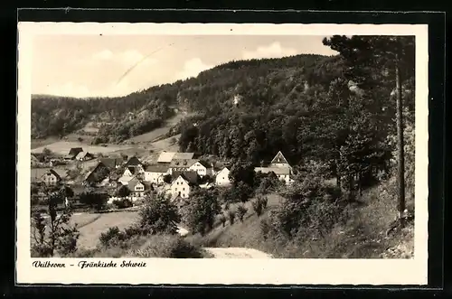 AK Veilbronn /Fränk. Schweiz, Ortsansicht von einer Anhöhe aus