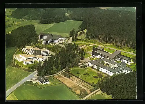 AK Selbitz /Ofr., Mutterhaus, Gästehaus, Alten- und Pflegeheim der Christusbruderschaft vom Flugzeug aus