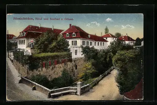 AK Rheinfelden, Hotel und Soolbad zum Ochsen