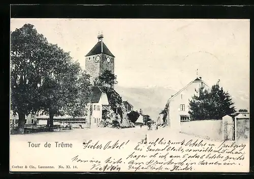 AK Tour de Treme, Strassenpartie mit Burgturm