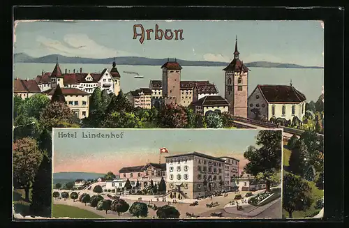 AK Arbon, Hotel Lindenhof, Gesamtansicht