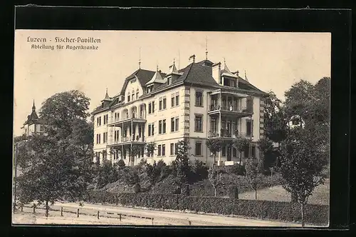 AK Luzern, Fischer-Pavillon, Abteilung für Augenkranke