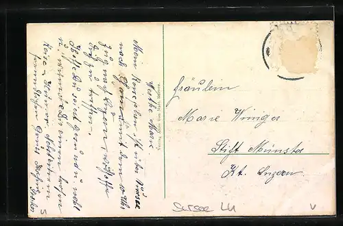 AK Sursee, Oberstadt mit Geschäften