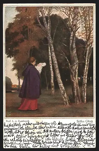 Künstler-AK Ludwig von Zumbusch: Stilles Glück