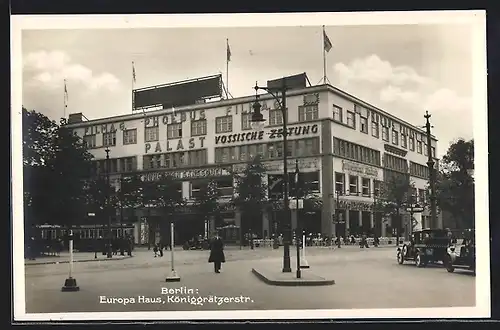 AK Berlin, Europa-Haus, Königgrätzerstrasse