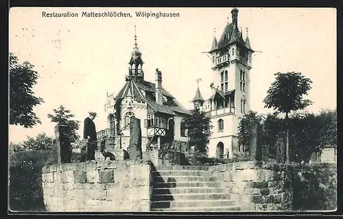 AK Wölpinghausen, Restauration Matteschlösschen
