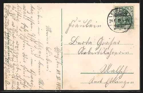 AK Elzach i. B., Gesamtansicht mit Kirche